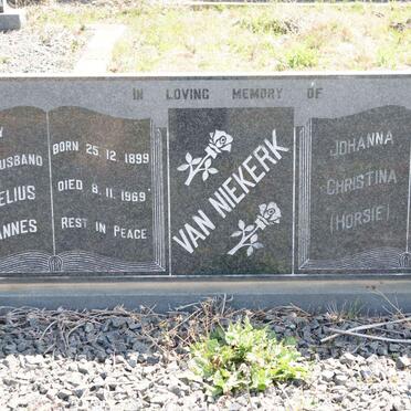 NIEKERK Cornelius Johannes 1899-1969 &amp; Johanna Christina 1900-1986