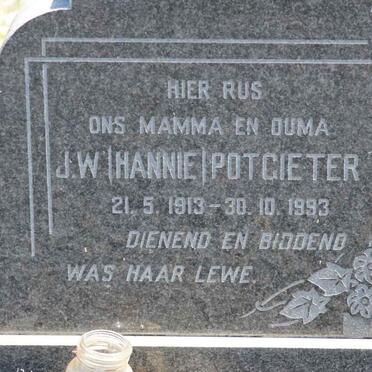 POTGIETER J.W. 1913-1993