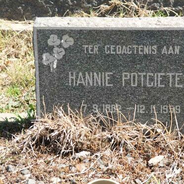 POTGIETER Hannie 1882-1959