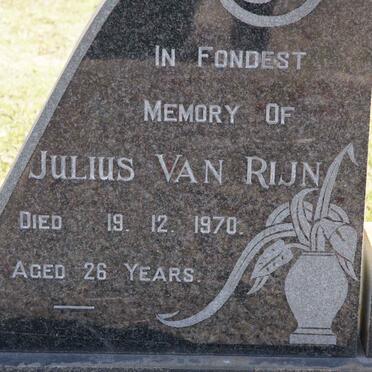 RIJN Julius, van -1970