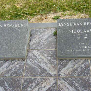 RENSBURG Nicolaas M., Janse van 1917-1996