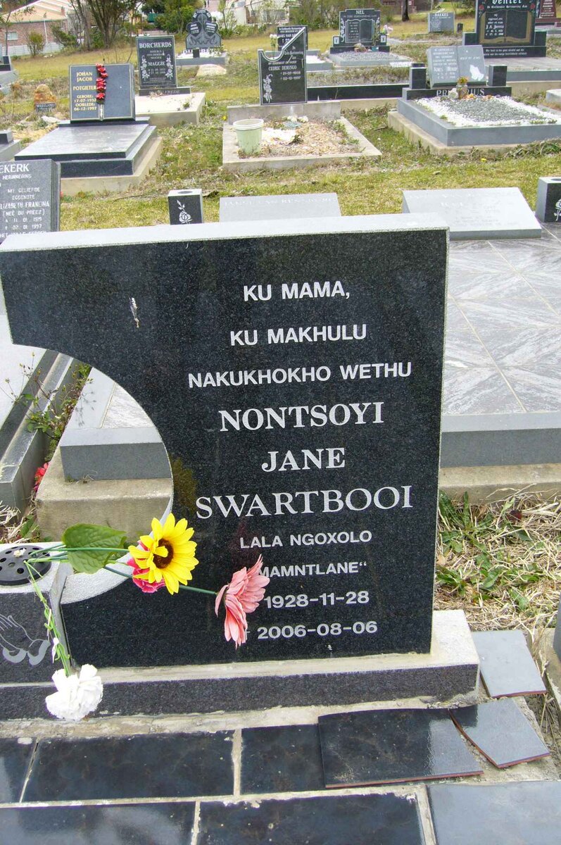 SWARTBOOI Nontsoyi Jane 1928-2006