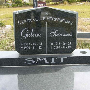 SMIT Gideon 1913-1999 &amp; Susanna 1918-2007