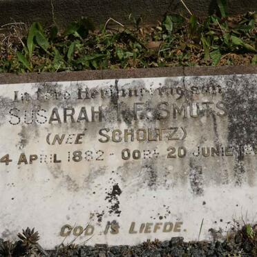 SMUTS Susarah I.F. nee SCHOLTZ 1882-1951