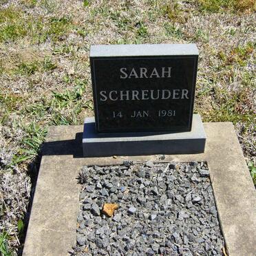 SCHREUDER Sarah -1981