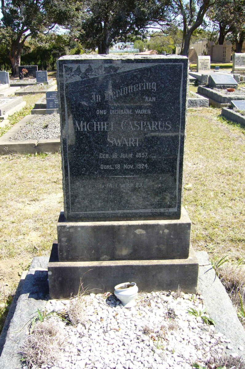 SWART Michiel Casparus 1857-1924