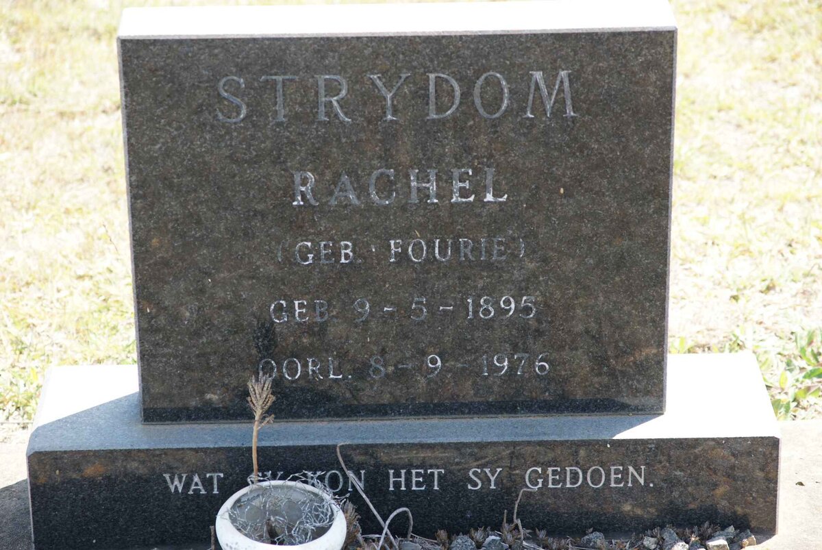STRYDOM Rachel nee FOURIE 1895-1976
