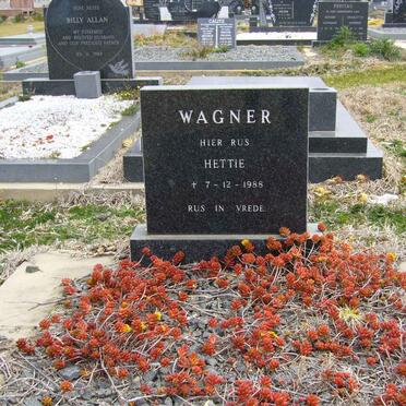 WAGNER Hettie  -1988