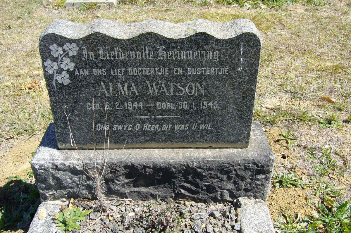 WATSON Alma 1944-1945