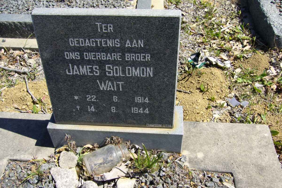 WAIT James Solomon 1914-1944