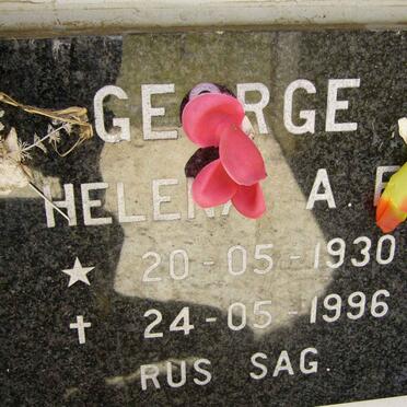 GEORGE Helena A. F. 1930-1996