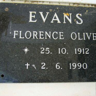 EVANS Florence Ollive 1912-1990