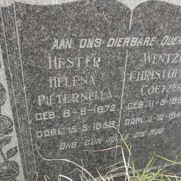 MULLER Wenzel Christoffel Coetzer 1869-1941 &amp; Hester Helena Pieternella BOTHA 1872-1958