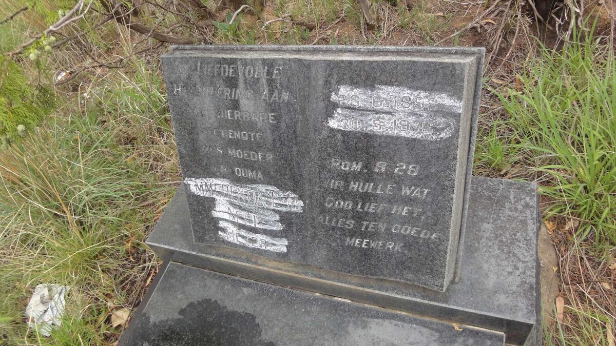 NELL Emmerentia  L.M. nee MEYER 1898-1976