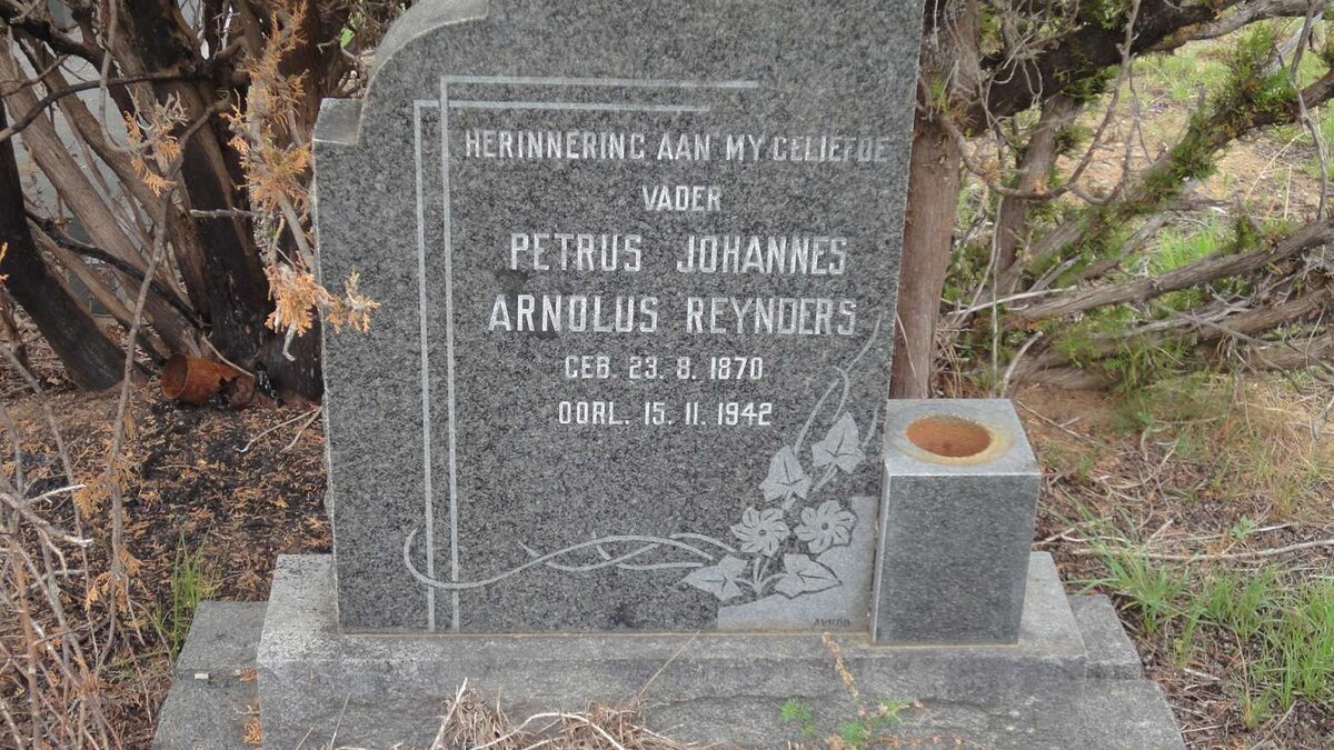 REYNDERS Petrus Johannes Arnolus 1870-1942