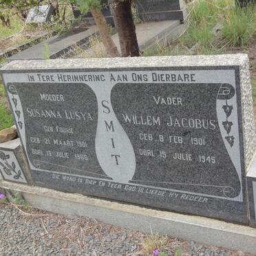 SMIT Willem Jacobus 1901-1945 &amp; Susanna Lusya FOURIE 1901-1966