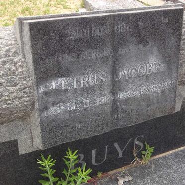 BUYS Pieter Jacobus 1912-1958