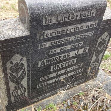 BESTER Andreas J.D. 1890-1944