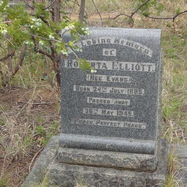 ELLIOTT Roberta nee EVANS 1885-1945