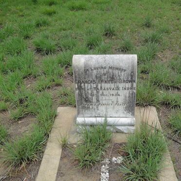 BROWN Francis Ernest -1924