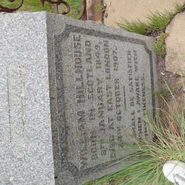 HILLHOUSE William 1849-1907 :: RAMAGE Janet Haige 1866-1901