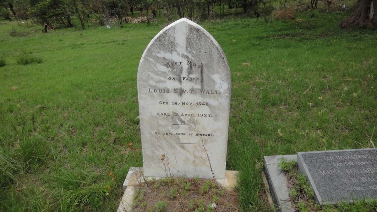 WALT Louis S., v.d. 1845-1927