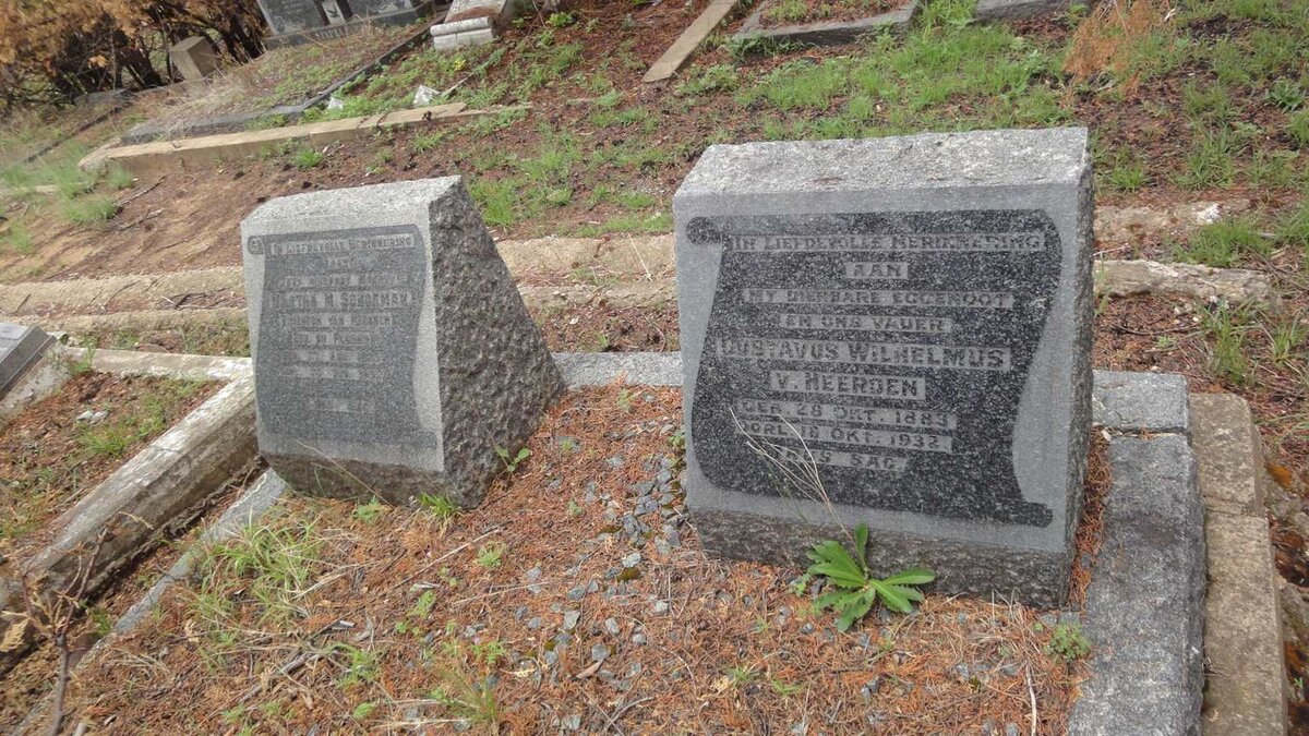 HEERDEN Gustavus Wilhelm, v. 1883-1932 &amp; Martha M. SCHOEMAN voorheen VAN HEERDEN nee DU PLESSIS 1885-1953