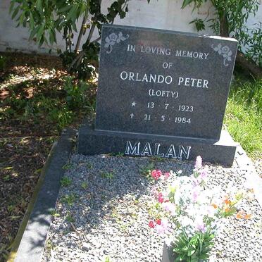MALAN Orlando Peter 1923-1984