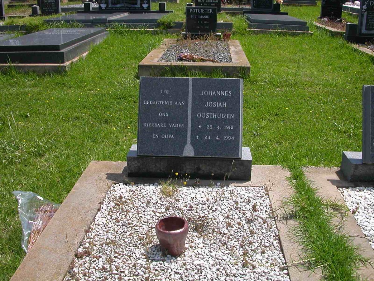 OOSTHUIZEN Johannes Josiah 1912-1994