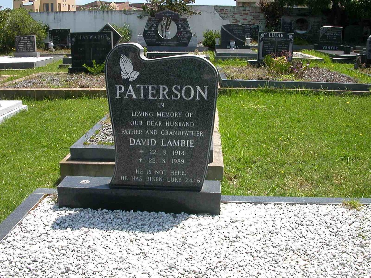 PATERSON David Lambie 1914-1989
