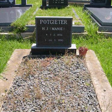 POTGIETER H.J. 1934-1990
