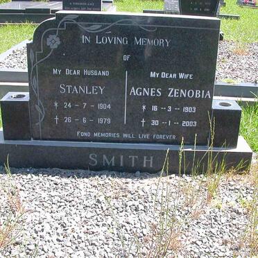 SMITH Stanley 1904-1979 &amp; Agnes Zenobia 1903-2003