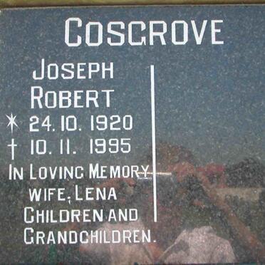 COSGROVE Joseph Robert 1920-1995