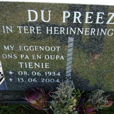 PREEZ Tienie, du 1934-2004