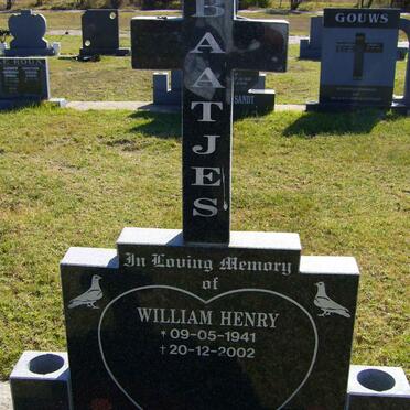 BAATJES William Henry 1941-2002