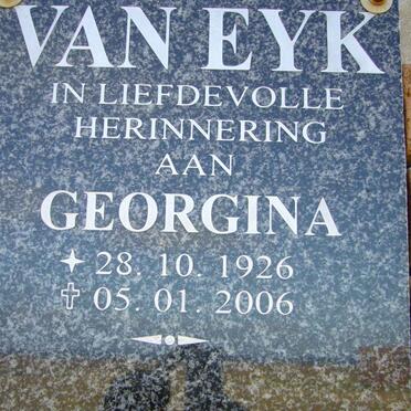 EYK Georgina, van 1926-2006