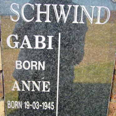 SCHWIND Anné nee GABI 1945-2002