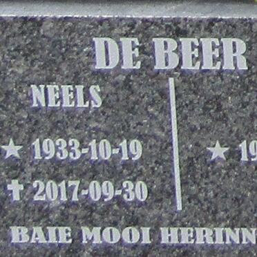 BEER Neels, de 1933-2017 &amp; R. 1936-