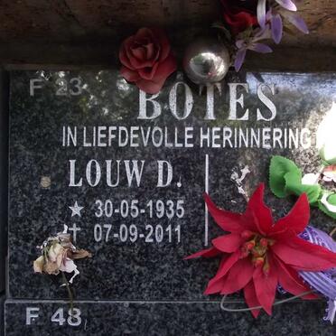 BOTES Louw D. 1935-2011