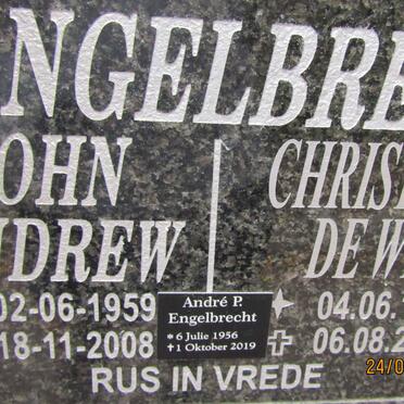 ENGELBRECHT John Andrew 1959-2008 :: ENGELBRECHT Christiaan de Wet 1957-2017