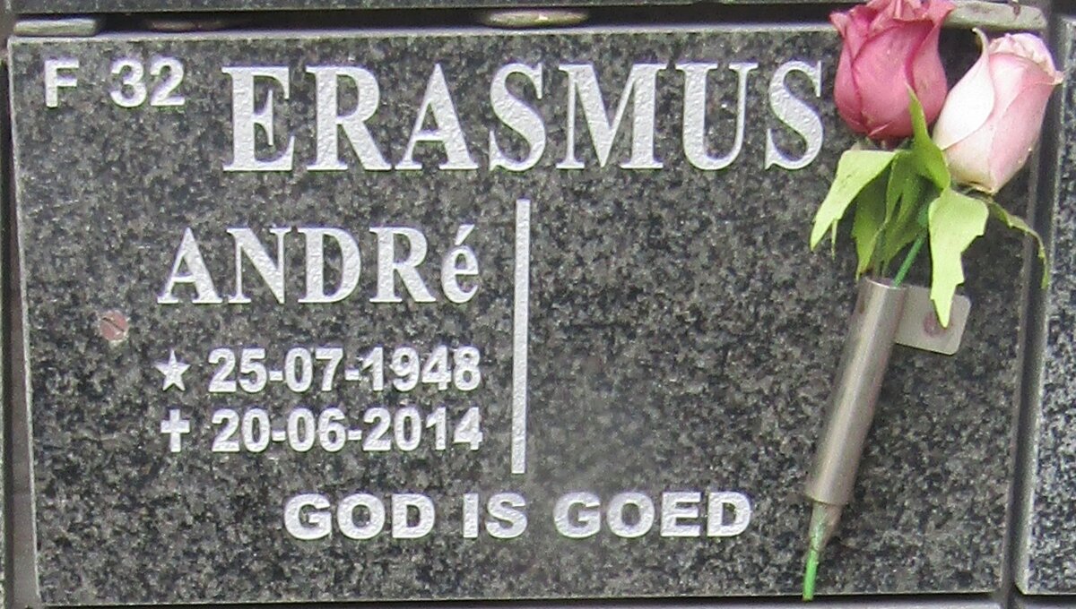 ERASMUS Andre 1948-2014