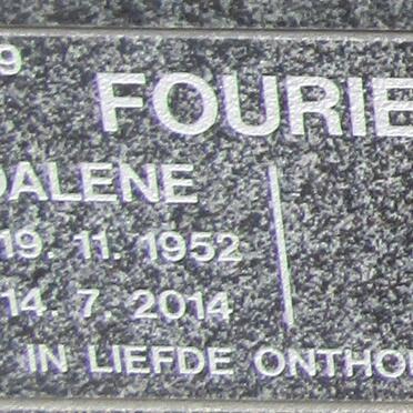FOURIE Dalene 1952-2014