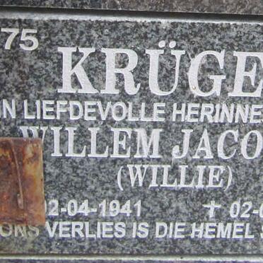 KRUGER Willem Jacobus 1941-2013