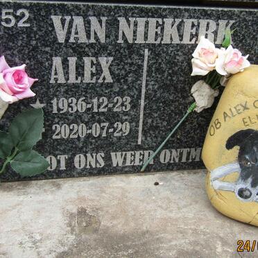 NIEKERK Alex, van 1936-2020