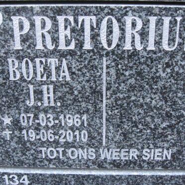 PRETORIUS J.H. 1961-2010