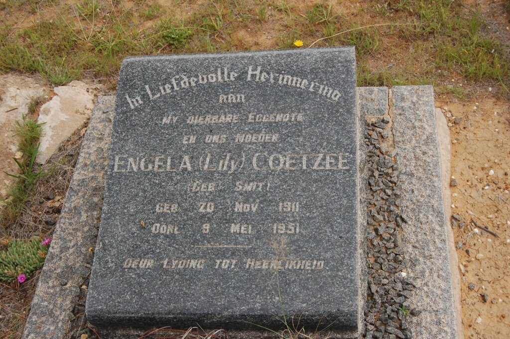 COETZEE Engela nee SMIT 1911-1951
