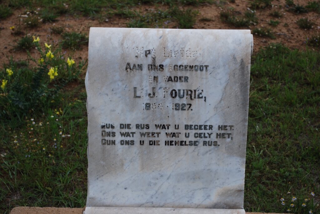 FOURIE L.J. 1854-1927