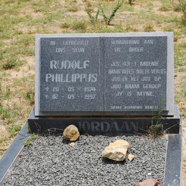 JORDAAN Rudolf Phllippus 1974-1997