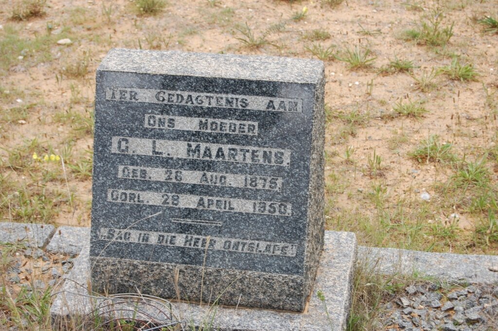 MAARTENS G.L.1875-1950