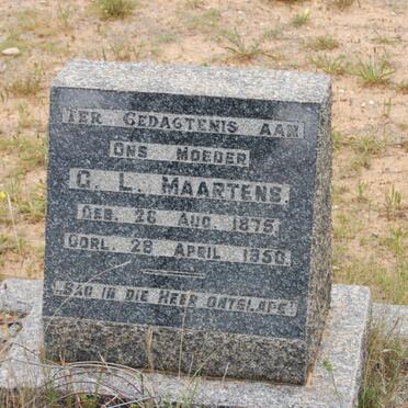 MAARTENS G.L.1875-1950